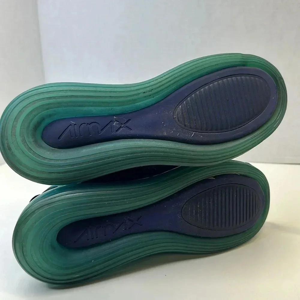Nike Men’s Air Max 720 Nightshade Blue Teal Sneakers Tennis Shoes Size 8.5